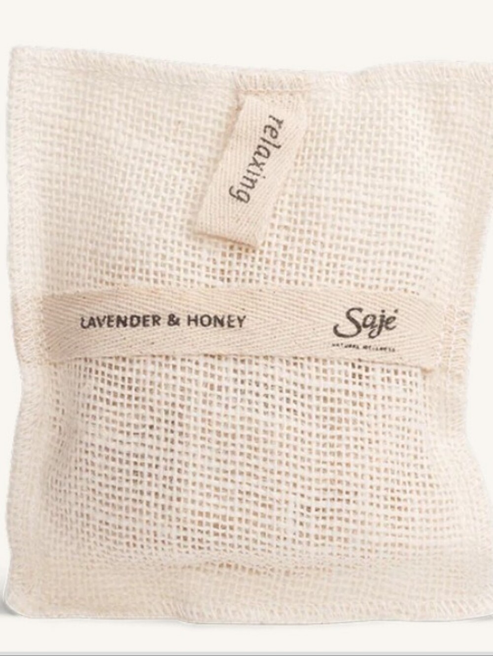 Free w/ Purchase Saje Lavender & Honey Bath Sachet - Cream New!